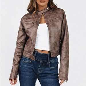 Bella Moto Jacket Chocolate